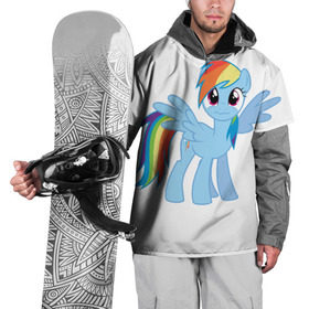 Накидка на куртку 3D с принтом My little pony 2 в Санкт-Петербурге, 100% полиэстер |  | пони