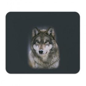 Коврик прямоугольный с принтом Моя волчица в Санкт-Петербурге, натуральный каучук | размер 230 х 185 мм; запечатка лицевой стороны | волк | волчица | для двоих | моя | моя волчица | парные