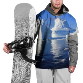 Накидка на куртку 3D с принтом Айсберг в Санкт-Петербурге, 100% полиэстер |  | Тематика изображения на принте: айсберг | антаркида | арктика | вода | лёд | океан | отражение | север | солнце | холод