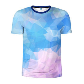 Мужская футболка 3D спортивная с принтом Triangulates в Санкт-Петербурге, 100% полиэстер с улучшенными характеристиками | приталенный силуэт, круглая горловина, широкие плечи, сужается к линии бедра | абстракция | геометрия | красиво | минимализм | мода | модно | пиксель | треугольник