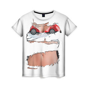 Женская футболка 3D с принтом Лифчик-покеболлы в Санкт-Петербурге, 100% полиэфир ( синтетическое хлопкоподобное полотно) | прямой крой, круглый вырез горловины, длина до линии бедер | pokemon go