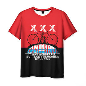 Мужская футболка 3D с принтом Amsterdam t-shirt в Санкт-Петербурге, 100% полиэфир | прямой крой, круглый вырез горловины, длина до линии бедер | american football | baseball | fashion | football | sport | sport league | style | team | west | американский футбол | амстер | амстердам | амстэрдам | бейсбол | голландия | запад | команды | мода | надписи | спорт | спортивные лиги | стиль