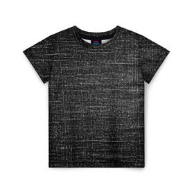 Детская футболка 3D с принтом Джинсовый стиль в Санкт-Петербурге, 100% гипоаллергенный полиэфир | прямой крой, круглый вырез горловины, длина до линии бедер, чуть спущенное плечо, ткань немного тянется | джинсы | потертые | текстуры