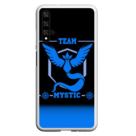 Чехол для Honor 20 с принтом Team Mystic в Санкт-Петербурге, Силикон | Область печати: задняя сторона чехла, без боковых панелей | go | mystic | pokemon | team | покемон