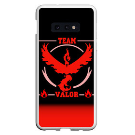 Чехол для Samsung S10E с принтом Team Valor в Санкт-Петербурге, Силикон | Область печати: задняя сторона чехла, без боковых панелей | go | pokemon | team | valor | покемон