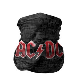 Бандана-труба 3D с принтом AC/DC в Санкт-Петербурге, 100% полиэстер, ткань с особыми свойствами — Activecool | плотность 150‒180 г/м2; хорошо тянется, но сохраняет форму | ac dc | acdc | rock | ангус янг | рок