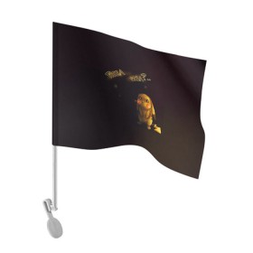 Флаг для автомобиля с принтом Грустный Пикачу в Санкт-Петербурге, 100% полиэстер | Размер: 30*21 см | пикачу