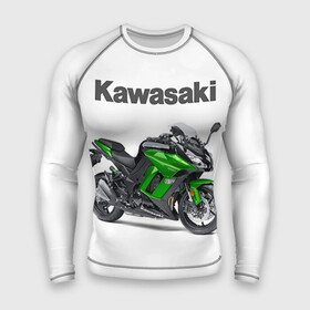 Мужской рашгард 3D с принтом Kawasaky Ninja 1000 в Санкт-Петербурге,  |  | Тематика изображения на принте: kawasaky