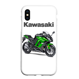 Чехол для iPhone XS Max матовый с принтом Kawasaky Ninja 1000 в Санкт-Петербурге, Силикон | Область печати: задняя сторона чехла, без боковых панелей | kawasaky