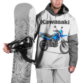 Накидка на куртку 3D с принтом Kawasaky Stels 250 в Санкт-Петербурге, 100% полиэстер |  | kawasaky