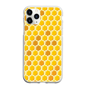 Чехол для iPhone 11 Pro матовый с принтом Медовые соты в Санкт-Петербурге, Силикон |  | арт | еда | мед | пчелы | соты