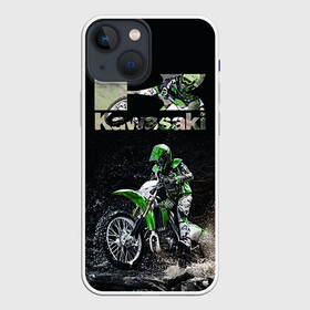 Чехол для iPhone 13 mini с принтом Kawasaky cross в Санкт-Петербурге,  |  | Тематика изображения на принте: kawasaky