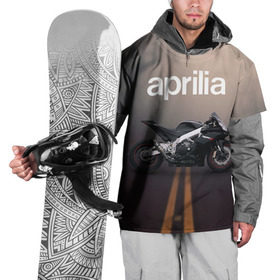 Накидка на куртку 3D с принтом Aprilia RSV4 в Санкт-Петербурге, 100% полиэстер |  | Тематика изображения на принте: aprilia