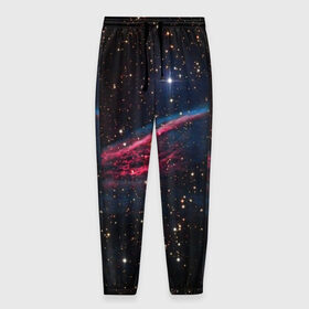 Мужские брюки 3D с принтом Астрал в Санкт-Петербурге, 100% полиэстер | манжеты по низу, эластичный пояс регулируется шнурком, по бокам два кармана без застежек, внутренняя часть кармана из мелкой сетки | вселенная | галактика | звёзды | космическое пространство | космос | созвездие