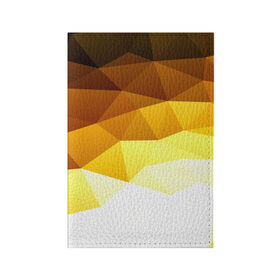 Обложка для паспорта матовая кожа с принтом Solid Polygon в Санкт-Петербурге, натуральная матовая кожа | размер 19,3 х 13,7 см; прозрачные пластиковые крепления | геометрия | грани | изгиб | линии | полигоны | постель | сочетан | текстура | треугольники