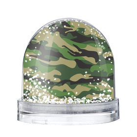 Снежный шар с принтом Лесной камуфляж в Санкт-Петербурге, Пластик | Изображение внутри шара печатается на глянцевой фотобумаге с двух сторон | camouflage | forest camouflage | камуфляж | лесной камуфляж