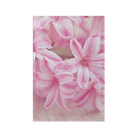 Обложка для паспорта матовая кожа с принтом Нежные цветочки в Санкт-Петербурге, натуральная матовая кожа | размер 19,3 х 13,7 см; прозрачные пластиковые крепления | розовый | цветок | цветы