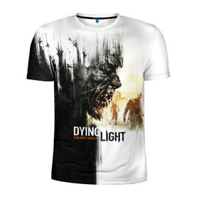 Мужская футболка 3D спортивная с принтом Dying Light в Санкт-Петербурге, 100% полиэстер с улучшенными характеристиками | приталенный силуэт, круглая горловина, широкие плечи, сужается к линии бедра | dying light | horror | зомби | ужасы