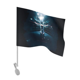 Флаг для автомобиля с принтом Give us this day! в Санкт-Петербурге, 100% полиэстер | Размер: 30*21 см | мэнни пакьяо