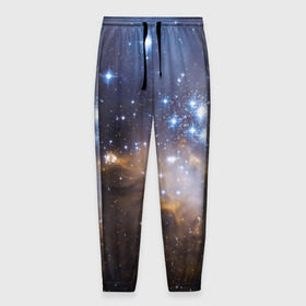 Мужские брюки 3D с принтом Вселенная в Санкт-Петербурге, 100% полиэстер | манжеты по низу, эластичный пояс регулируется шнурком, по бокам два кармана без застежек, внутренняя часть кармана из мелкой сетки | вселенная | галактика | звёзды | космическое пространство | космос | созвездие