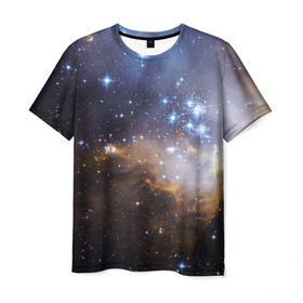 Мужская футболка 3D с принтом Вселенная в Санкт-Петербурге, 100% полиэфир | прямой крой, круглый вырез горловины, длина до линии бедер | вселенная | галактика | звёзды | космическое пространство | космос | созвездие