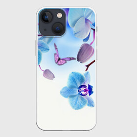 Чехол для iPhone 13 mini с принтом Flowers в Санкт-Петербурге,  |  | арт | краска | лето | лучи | любовь | новинки | популярные | природа | рисунки | свет | цветы