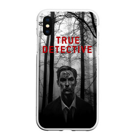 Чехол для iPhone XS Max матовый с принтом True Detective в Санкт-Петербурге, Силикон | Область печати: задняя сторона чехла, без боковых панелей | детектив | настоящий детектив | раст | сериал