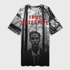 Платье-футболка 3D с принтом True Detective в Санкт-Петербурге,  |  | детектив | настоящий детектив | раст | сериал