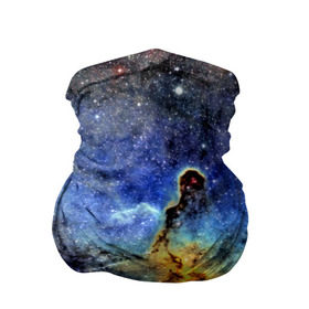 Бандана-труба 3D с принтом Nebula in Space в Санкт-Петербурге, 100% полиэстер, ткань с особыми свойствами — Activecool | плотность 150‒180 г/м2; хорошо тянется, но сохраняет форму | Тематика изображения на принте: 