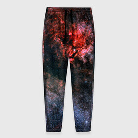 Мужские брюки 3D с принтом Nebula Star в Санкт-Петербурге, 100% полиэстер | манжеты по низу, эластичный пояс регулируется шнурком, по бокам два кармана без застежек, внутренняя часть кармана из мелкой сетки | вселенная | галактика | звезды | туманность