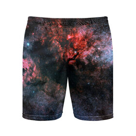 Мужские шорты 3D спортивные с принтом Nebula Star в Санкт-Петербурге,  |  | вселенная | галактика | звезды | туманность