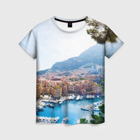 Женская футболка 3D с принтом Монако в Санкт-Петербурге, 100% полиэфир ( синтетическое хлопкоподобное полотно) | прямой крой, круглый вырез горловины, длина до линии бедер | europe | monaco | гламур | европа | загар | княжество | миллионеры | монако | отдых | отпуск | пляж | роскошь | солнце | средиземное море | туризм