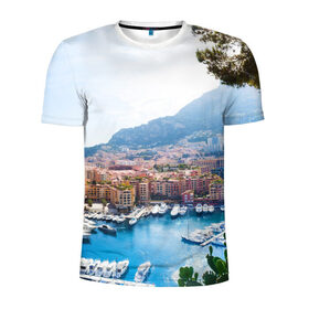 Мужская футболка 3D спортивная с принтом Монако в Санкт-Петербурге, 100% полиэстер с улучшенными характеристиками | приталенный силуэт, круглая горловина, широкие плечи, сужается к линии бедра | europe | monaco | гламур | европа | загар | княжество | миллионеры | монако | отдых | отпуск | пляж | роскошь | солнце | средиземное море | туризм