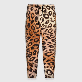 Мужские брюки 3D с принтом Леопардовая шкура в Санкт-Петербурге, 100% полиэстер | манжеты по низу, эластичный пояс регулируется шнурком, по бокам два кармана без застежек, внутренняя часть кармана из мелкой сетки | гепард | гламур | леопард | мода | роскошь | шерсть