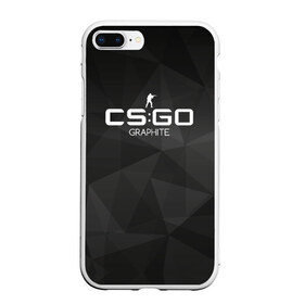 Чехол для iPhone 7Plus/8 Plus матовый с принтом csgo - Graphite (Графит) в Санкт-Петербурге, Силикон | Область печати: задняя сторона чехла, без боковых панелей | cs | csgo | го | кс