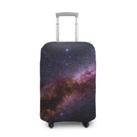 Чехол для чемодана 3D с принтом Млечный путь в Санкт-Петербурге, 86% полиэфир, 14% спандекс | двустороннее нанесение принта, прорези для ручек и колес | вселенная | галактика | звёзды | космическое пространство | космос | созвездие