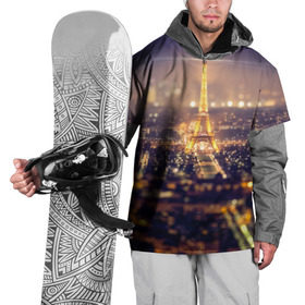 Накидка на куртку 3D с принтом Эйфелева башня в Санкт-Петербурге, 100% полиэстер |  | sity | блики | город | европа | ночь | париж | романтика | свет | эйфелева башня
