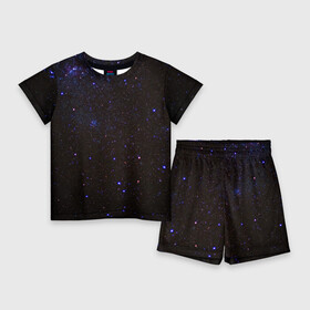 Детский костюм с шортами 3D с принтом Космос в Санкт-Петербурге,  |  | вселенная | галактика | звезды | космос | млечный путь | ночь | планеты