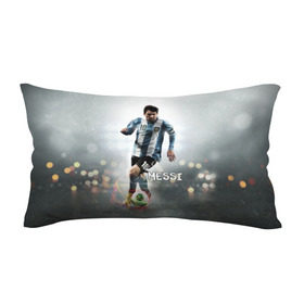Подушка 3D антистресс с принтом Leo Messi в Санкт-Петербурге, наволочка — 100% полиэстер, наполнитель — вспененный полистирол | состоит из подушки и наволочки на молнии | barselona | messi | аргентина | барселона | месси | мяч | футбол