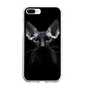 Чехол для iPhone 7Plus/8 Plus матовый с принтом Сфинкс 2 в Санкт-Петербурге, Силикон | Область печати: задняя сторона чехла, без боковых панелей | кот | котенок | котик | котэ | кошка | сфинкс