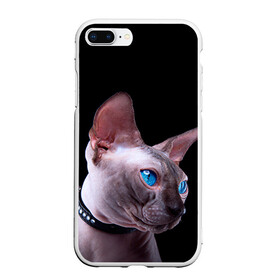 Чехол для iPhone 7Plus/8 Plus матовый с принтом Сфинкс 6 в Санкт-Петербурге, Силикон | Область печати: задняя сторона чехла, без боковых панелей | кот | котенок | котик | котэ | кошка | сфинкс