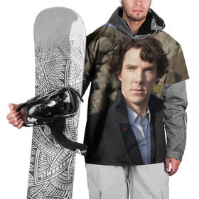 Накидка на куртку 3D с принтом Холмс в Санкт-Петербурге, 100% полиэстер |  | benedict | cumberbatch | holmes | sherlock | бенедикт | камбербэтч | мориарти | холмс | шерлок