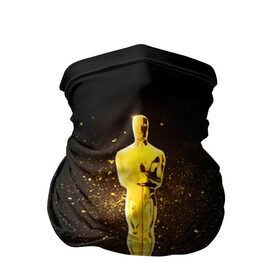 Бандана-труба 3D с принтом Оскар в Санкт-Петербурге, 100% полиэстер, ткань с особыми свойствами — Activecool | плотность 150‒180 г/м2; хорошо тянется, но сохраняет форму | американская киноакадемия | золото | кинематограф | кино | кинофестиваль | награда | премия оскар