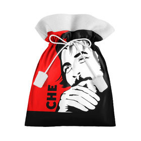 Подарочный 3D мешок с принтом Че Гевара в Санкт-Петербурге, 100% полиэстер | Размер: 29*39 см | Тематика изображения на принте: che | che guevara | comandante | revolution | viva | революция | че | чегевара