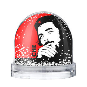 Снежный шар с принтом Че Гевара в Санкт-Петербурге, Пластик | Изображение внутри шара печатается на глянцевой фотобумаге с двух сторон | che | che guevara | comandante | revolution | viva | революция | че | чегевара