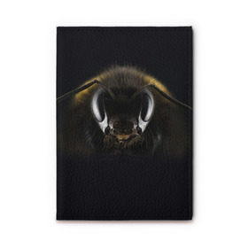 Обложка для автодокументов с принтом Пчела в Санкт-Петербурге, натуральная кожа |  размер 19,9*13 см; внутри 4 больших “конверта” для документов и один маленький отдел — туда идеально встанут права | глаза | насекомое | оса | пчела