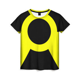 Женская футболка 3D с принтом Radiation в Санкт-Петербурге, 100% полиэфир ( синтетическое хлопкоподобное полотно) | прямой крой, круглый вырез горловины, длина до линии бедер | radiation | s.t.a.l.k.e.r. | warning. | аномалия | радиация