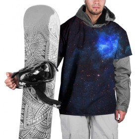 Накидка на куртку 3D с принтом Холодная туманность в Санкт-Петербурге, 100% полиэстер |  | вселенная | галактика | звёзды | космическое пространство | космос | созвездие