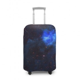 Чехол для чемодана 3D с принтом Холодная туманность в Санкт-Петербурге, 86% полиэфир, 14% спандекс | двустороннее нанесение принта, прорези для ручек и колес | вселенная | галактика | звёзды | космическое пространство | космос | созвездие