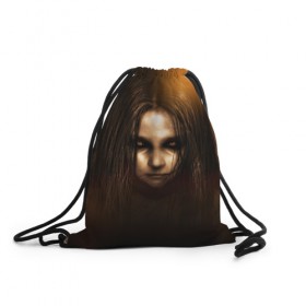 Рюкзак-мешок 3D с принтом F.E.A.R. в Санкт-Петербурге, 100% полиэстер | плотность ткани — 200 г/м2, размер — 35 х 45 см; лямки — толстые шнурки, застежка на шнуровке, без карманов и подкладки | f.e.a.r. | horror | ужасы | хоррор
